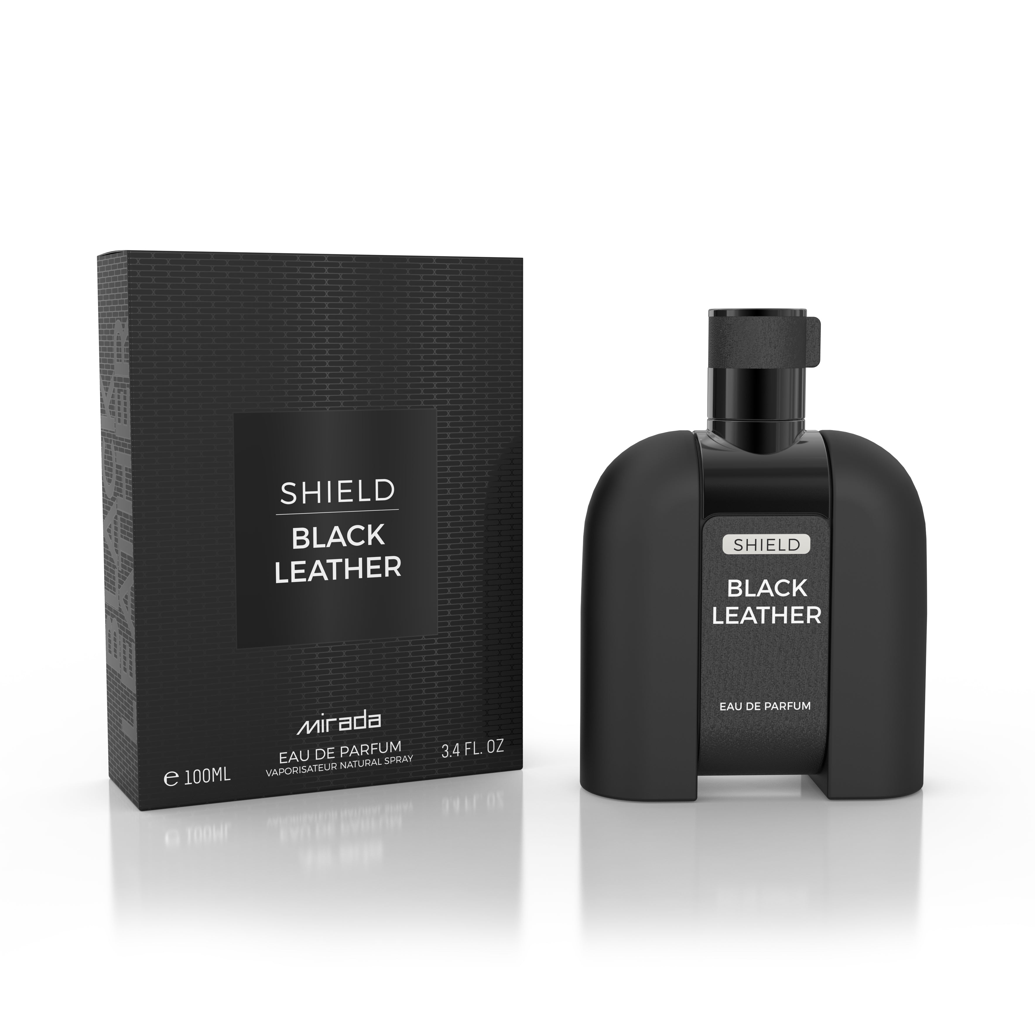 Shield Black Leather